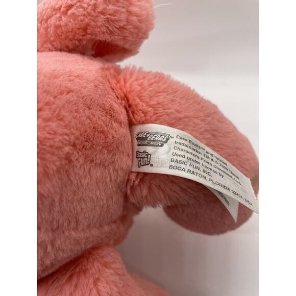 Loves A Lot Bear Care Bears 13" Pink Plush Stuffed Animal Two Hearts Tummy 2020 - Picture 6 of 6